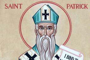 St. Patrick in Blue